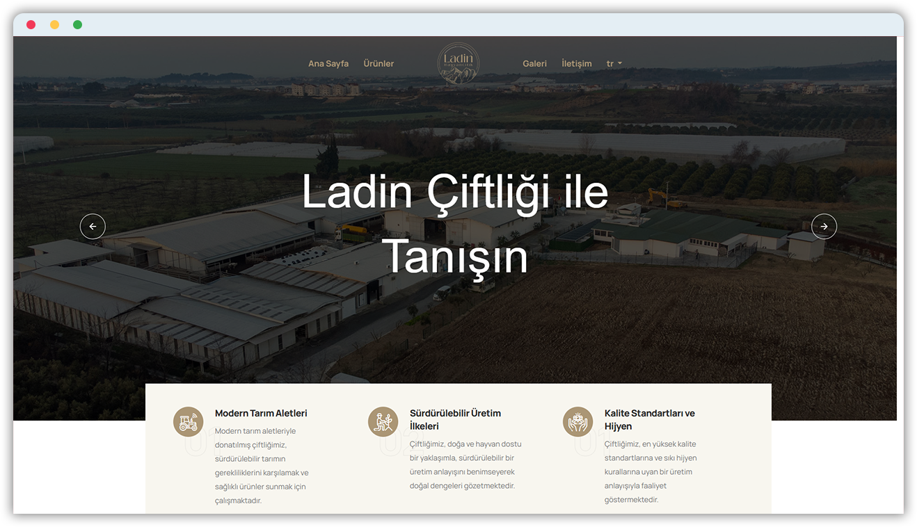 Ladin Hayvancılık Web Development