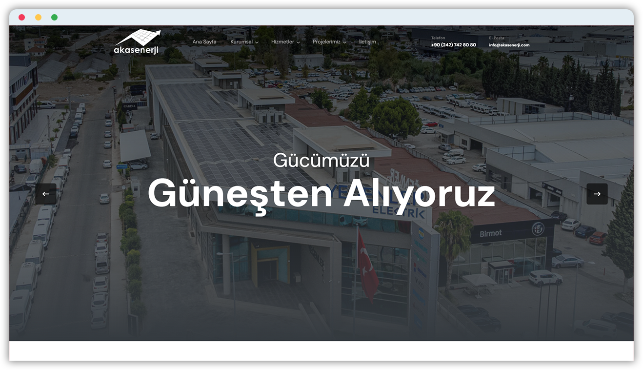 Akas Enerji Web Development